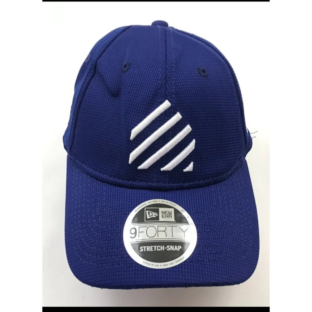 New Era Hat Cap Snapback Stretch Blue White Adult Embroidered Casual Golfer 99